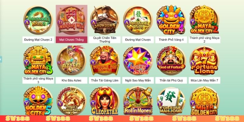 Các lựa chọn nên trải nghiệm sau đăng nhập SV388