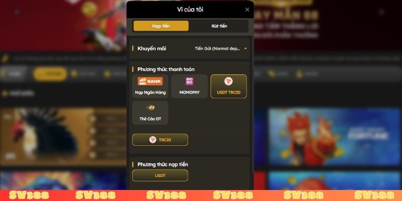 Cần lưu ý điều gì khi nạp tiền SV388?