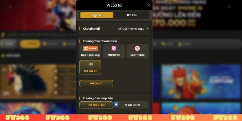 Không nên nạp tiền vào giờ cao điểm